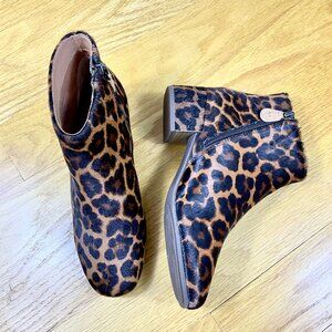 Gentle Souls Boots Ankle Leopard Calfhair Leather Laina Kenneth Cole (6)